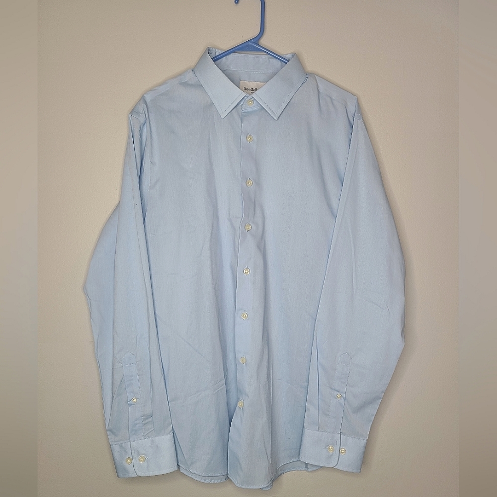 Goodfellow & Co Light Blue Button Down Shirt-Lg